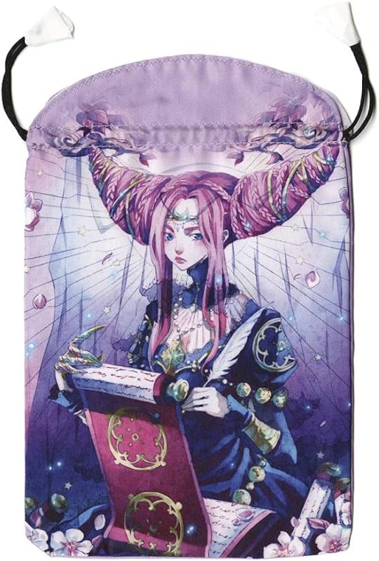 Mystical Manga Tarot Satin Bag