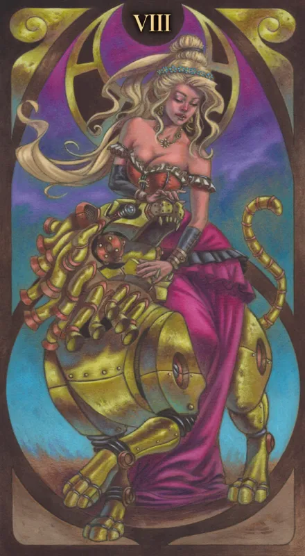 Steampunk Art Nouveau Tarot Cards