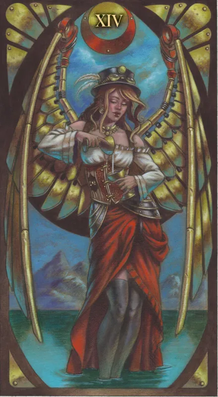 Steampunk Art Nouveau Tarot Cards