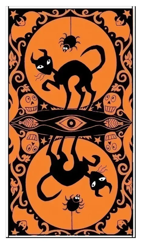 Halloween Tarot Deck and Book Set