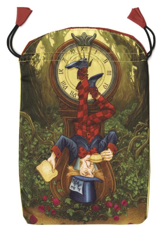 Tarot in Wonderland Satin Bag