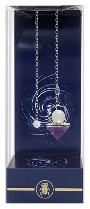 Premium Amethyst Pyramid Pendulum