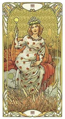 Golden Art Nouveau Tarot