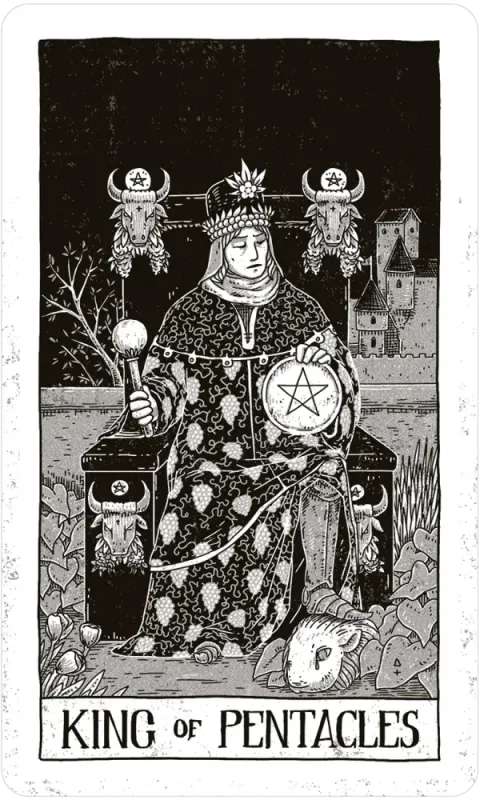 Black Ritual Tarot Cards 7