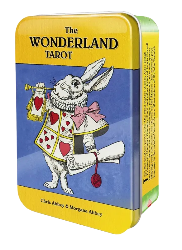 The Wonderland Tarot Cards in a Tin