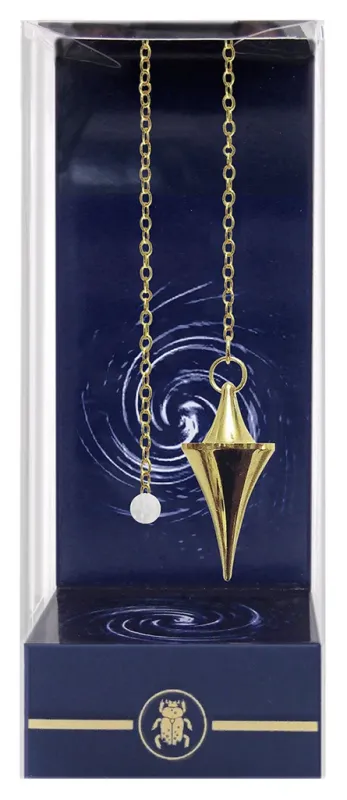 Deluxe Conical Gold Pendulum Lo Scarabeo