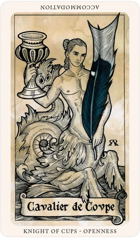 The Medieval Feathers Tarot Cards