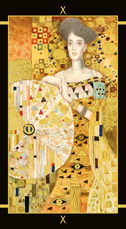 Mini Golden Klimt Tarot