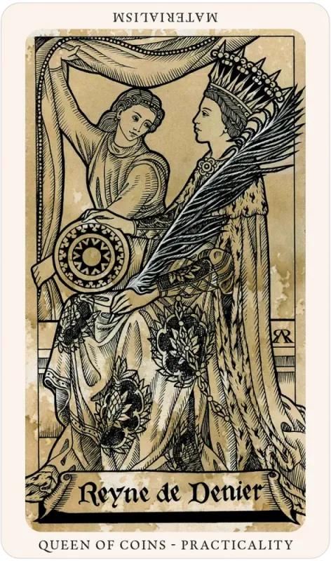 The Medieval Feathers Tarot Cards