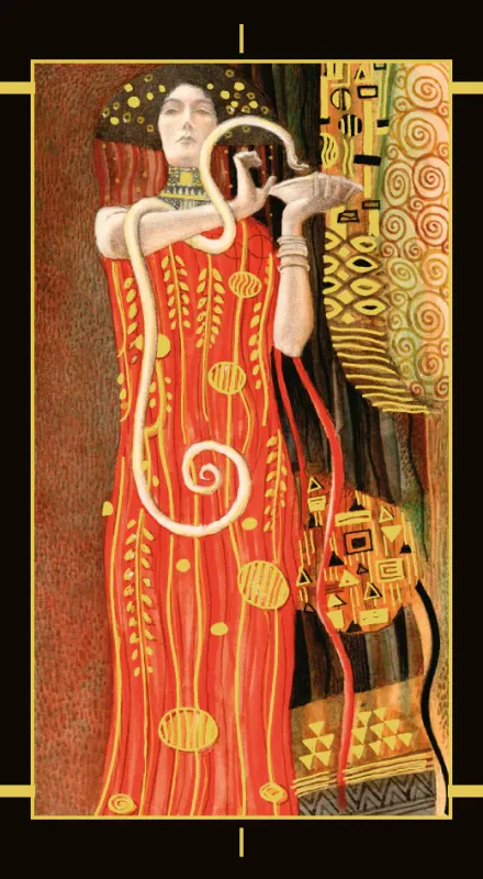 Mini Golden Klimt Tarot