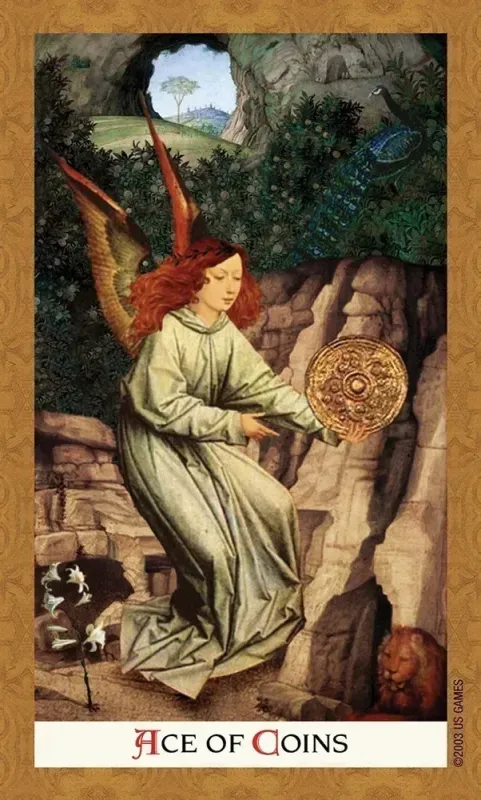 Golden Tarot Cards